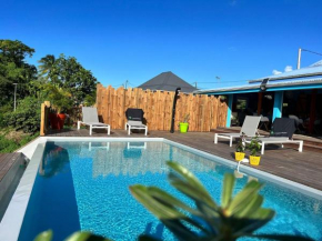 Maison charmante à Sainte-Anne avec piscine à débordement